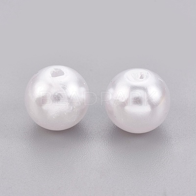 ABS Plastic Imitation Pearl Beads KY-G009-16mm-03-1