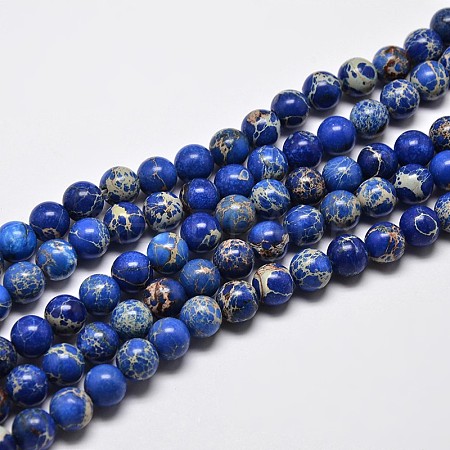 Natural Imperial Jasper Beads Strands LS-G-I122-10mm-06-1