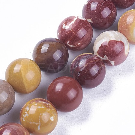 Natural Mookaite Beads Strands G-F607-16-1