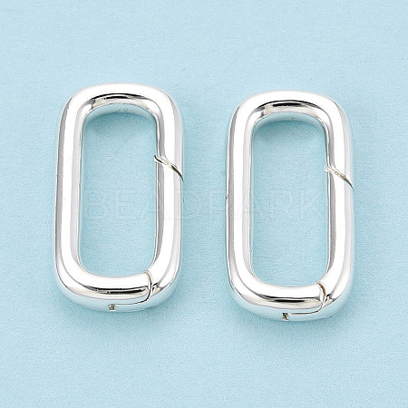 Brass Spring Gate Rings KK-WH20009-01S-A-1