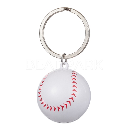 ABS Plastic Sports Ball Theme Pendants Keychains KEYC-JKC00659-05-1