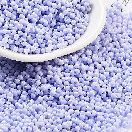 Baking Paint Glass Seed Beads SEED-A033-04H-1