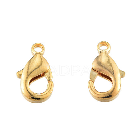 Brass Lobster Claw Claps KK-N259-40-1