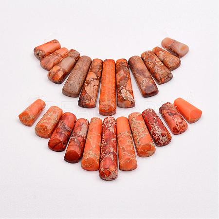 Natural Imperial Jasper Beads Strands G-P298-A01-1