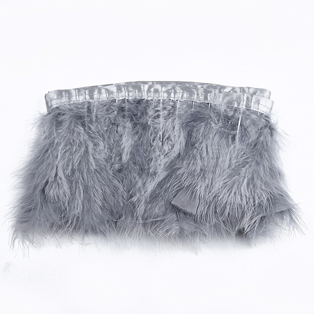 Turkey Feather Fringe Trimming FIND-T037-03B-1