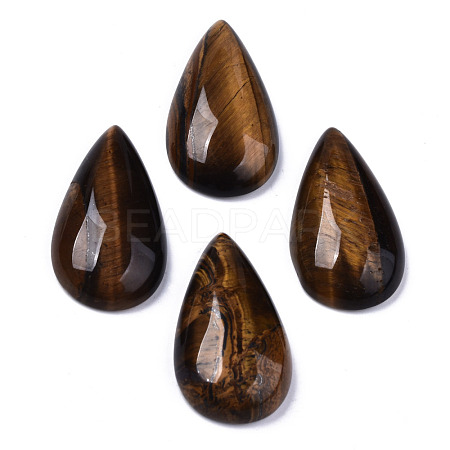 Natural Tiger Eye Cabochons X-G-N326-72D-1