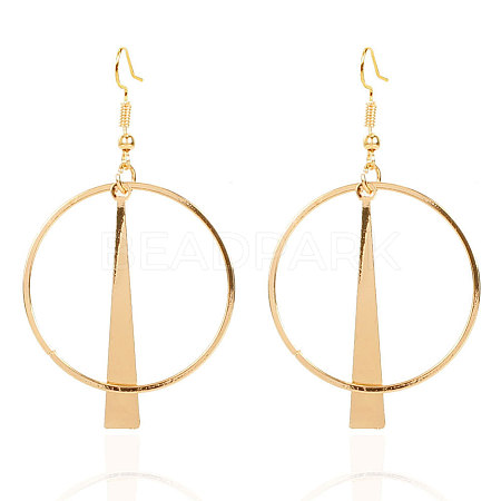 Alloy Stud Dangle Earrings FS-WG99368-03-1