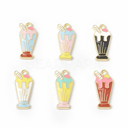 Alloy Enamel Pendants ENAM-G212-11G-1