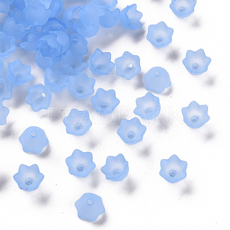 Transparent Acrylic Beads Caps PL543-5-1