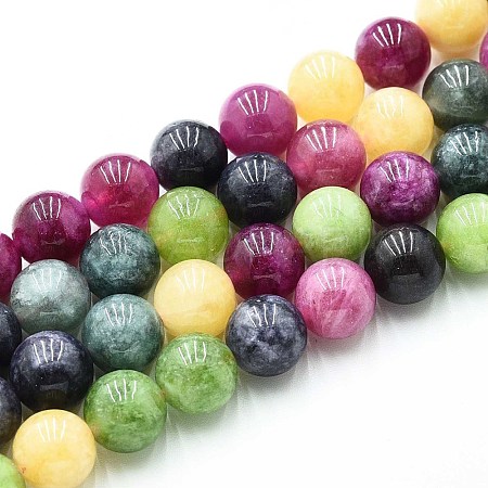 Natural Quartz Beads Strands G-N355-10mm-35-1