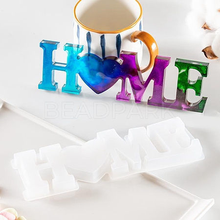 DIY Word Home Silicone Molds DIY-L042-001-1