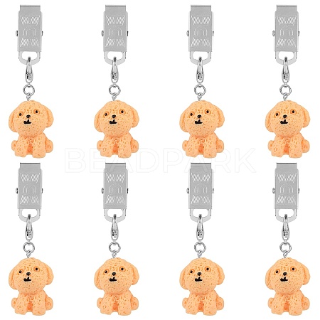 8Pcs Dog Resin Tablecloth Weights HJEW-SW00128-15-1