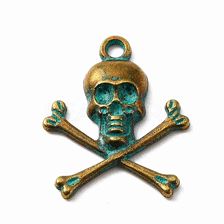 Tibetan Style Alloy Pendants FIND-WH0034-30ABG-1