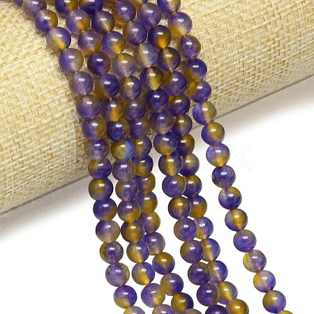 Natural Malaysia Jade Beads Strands G-B165-C04-4mm-1