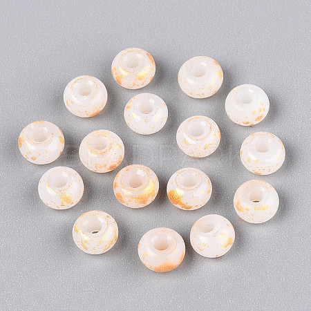 3/0 Baking Paint Glass Beads GLAA-G118-02J-1