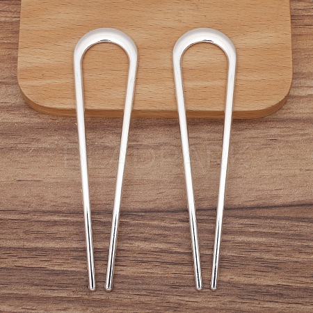 Alloy U-shaped Hair Forks PW-WGBD216-01-1