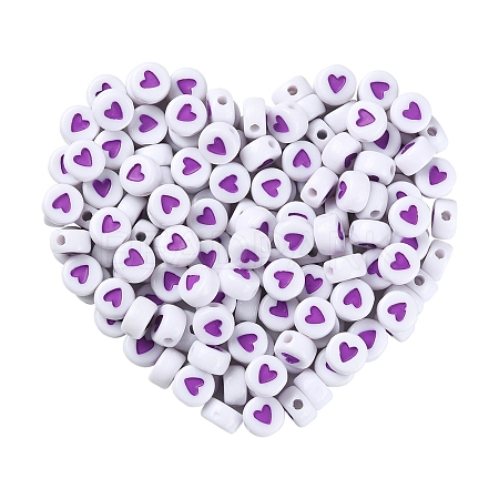 Opaque Acrylic Beads X1-MACR-N008-57D-1
