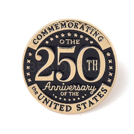 Alloy Enamel USA 250th Anniversary Commemorative Lapel Pin Backs JEWB-B046-01E-G-1