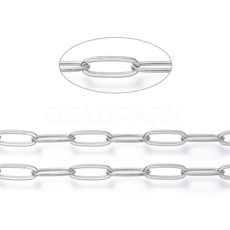 Brass Paperclip Chains CHC-S008-001B-P-1