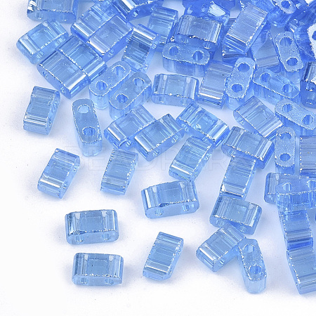 2-Hole Glass Seed Beads SEED-S023-36B-02-1