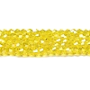Transparent Electroplate Glass Beads Strands GLAA-F029-4mm-A21-1