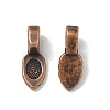 Tibetan Style Pendant Bails RAB3357Y-2