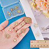 16Pcs 8 Styles 201 Stainless Steel Pendants STAS-WR0001-40-3