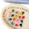 Opaque Acrylic European Beads OACR-M027-01P-1