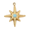 304 Stainless Steel Pendants STAS-P380-60G-1