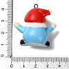 Christmas Theme Opaque Resin Pendants LS-RESI-I336-01P-09-4