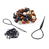 Dyed Natural Maple Wood Beads WOOD-PJ0001-05-2