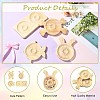 4Pcs 4 Styles Wooden Bracelet Display Trays BDIS-CJ0001-01-3