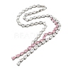 Brass Micro Pave Cubic Zirconia Necklaces NJEW-H027-01P-03-1