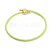 Braided Steel Wire Bracelets Making BJEW-H610-02G-01-1