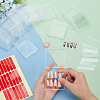 15Pcs Transparent Plastics Hand-wearing Armor Storage Case MRMJ-PH0001-78-3