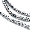 Transparent Electroplate Glass Beads Strands EGLA-A039-T3mm-UA05-3
