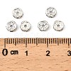 Brass Rhinestone Spacer Beads RB-A014-Z5mm-01S-2