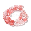 Cherry Quartz Glass Beads Strands G-L242-18-3