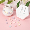 333Pcs 12 Style Spray Painted Acrylic Beads MACR-YW0001-52-8