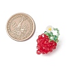 Glass Seed Beaded Pendants PALLOY-MZ01238-03-2