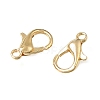 Brass Lobster Claw Clasps KK-CBA1A60-16G-2