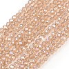 Electroplate Glass Beads Strands LS-EGLA-R048-2mm-33-1