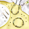 2 Strands Natural Green Rutilated Quartz Beads Strands G-NB0004-73-4