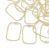 Alloy Open Back Bezel Pendants PALLOY-S121-81B-1