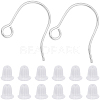 100Pcs 316 Surgical Stainless Steel Earring Hooks STAS-BBC0010-63P-7