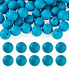 50Pcs Food Grade Eco-Friendly Silicone Beads SIL-TADJ0001-03H-2