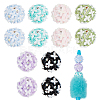 12Pcs 6 Colors Luminous Handmade Polymer Clay Beads CLAY-PH0002-15-1
