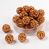 Pave Disco Ball Beads RB-A130-10mm-14-1