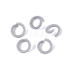 Spray Painted Iron Open Jump Rings IFIN-T017-04C-17-1