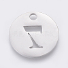 Non-Tarnish 304 Stainless Steel Pendants STAS-F233-07-P-2